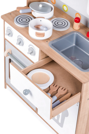 Homelux Bucătărie din lemn pentru copii cu accesorii, [6]