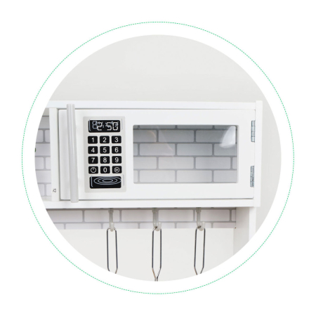 Homelux Bucătărie din lemn pentru copii cu lumini și oale [8]