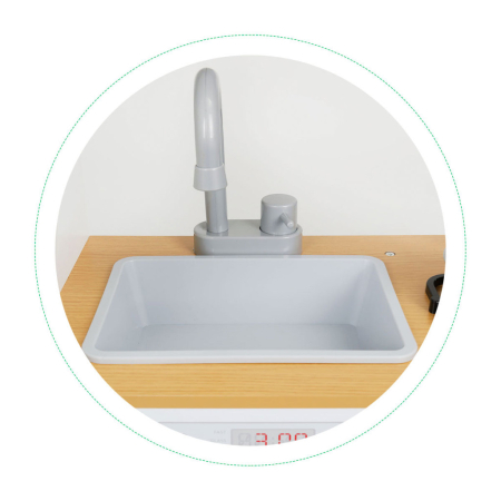 Homelux Bucătărie din lemn pentru copii cu lumini și oale [7]