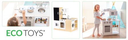 Homelux Bucătărie pentru copii XXL din lemn cu iluminare led [9]