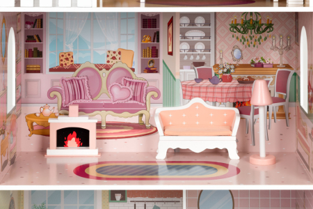 Homelux Casa de păpuși Barbie cu mobilier [5]