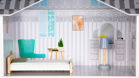 Homelux Casa de păpuși din lemn 3 etaje [9]