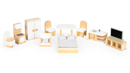 Homelux Casa de păpuși Emma cu mobilier de reședință [6]