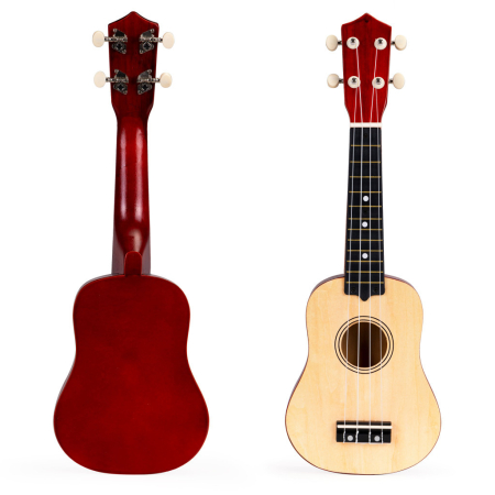 Produse temporar indisponibile - Homelux Chitară ukulele din lemn pentru copii cu 4 corzi de nylon