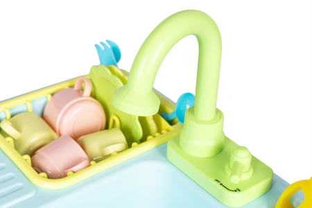 Homelux Chiuvetă de bucătărie umplută cu apă cu robinet 12 jucării suplimentare pentru copii [4]