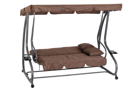 Homelux Convertibil grădină balansoar pat maro [8]