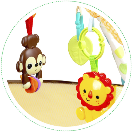 Homelux Covor de joacă interactiv pentru copii leu [6]