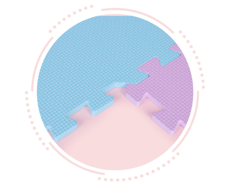 Homelux Covor puzzle din spumă cu gard 141,5x141,5 cm 24 piese [5]