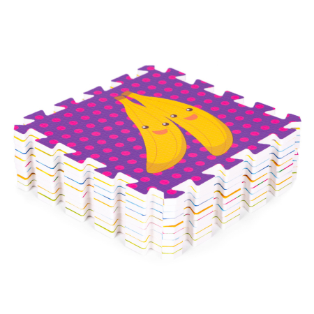 Homelux Covor puzzle spumă fructe puzzle 9 elemente 86x86cm [4]