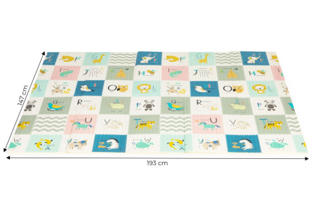 Homelux Covoraș de joacă educațional cu pungă pliabilă cu două fețe [6]