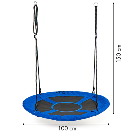 Homelux Cuib de grădină leagăn 100 cm albastru [9]