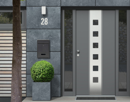 Homelux Cutie poștală din oțel galvanizat antracit [1]