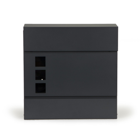 Homelux Cutie poștală din oțel galvanizat cu suport pentru ziare antracit [7]