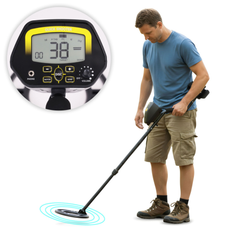 Homelux Detector de metale cu 3 moduri, afișaj LCD [5]