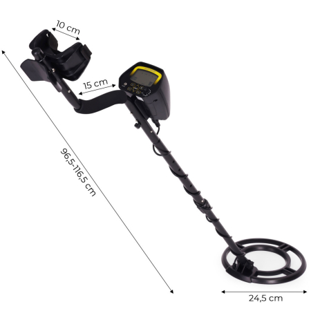 Homelux Detector de metale cu 3 moduri, afișaj LCD [9]