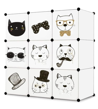 Produse temporar indisponibile - Homelux Dulap de depozitare jucării pentru pisici, alb 110x37x110 cm