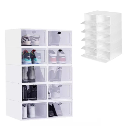 Produse temporar indisponibile - Homelux Dulap modular pentru pantofi cu 10 compartimente, plastic