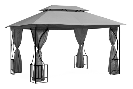 Homelux Foișor de grădină 3x4 m gri [4]