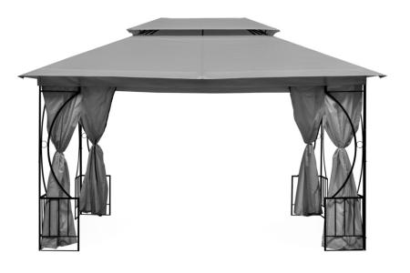 Homelux Foișor de grădină 3x4 m gri [3]