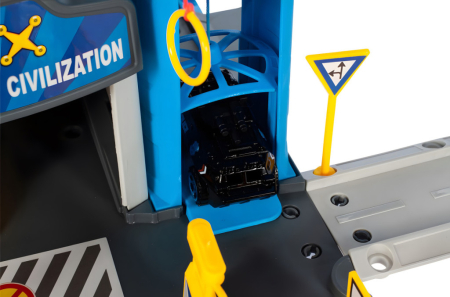 Homelux Garaj de poliție cu 3 etaje cu lift, 74 de unități [5]