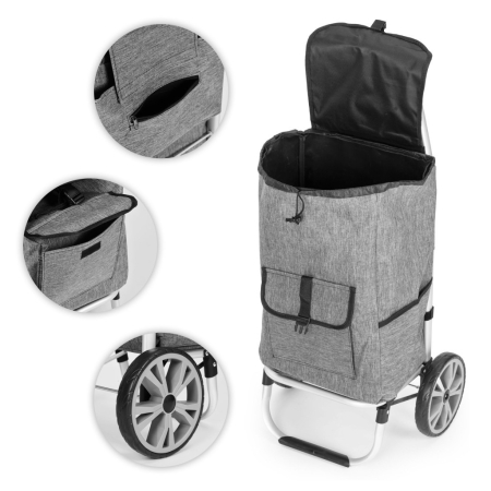 Homelux Geantă de cumpărături Roll 33 litri, roată mare [6]