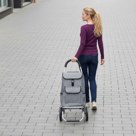 Homelux Geantă de cumpărături Roll 33 litri, roată mare [1]