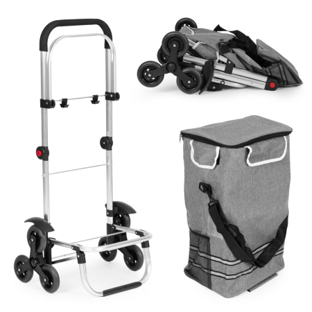 Homelux Geantă de cumpărături rulabilă 30 litri, triciclu, pliabilă [7]