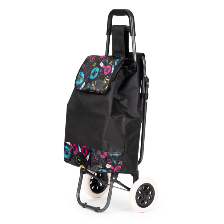 Homelux Geantă de cumpărături rulantă de 30 de litri cu scaun rabatabil [4]