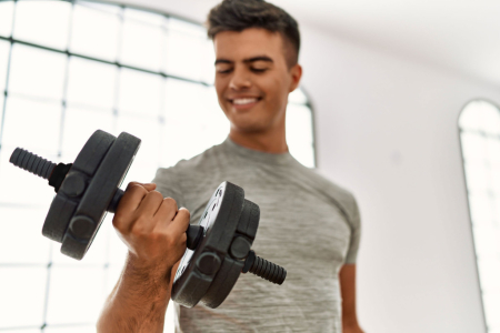 Homelux Haltere reglabile 2x10 kg set de antrenament cu barbell de 20 kg [7]