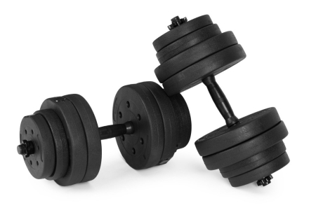 Homelux Haltere reglabile 2x15 kg set de antrenament cu halteră de 30 kg [1]