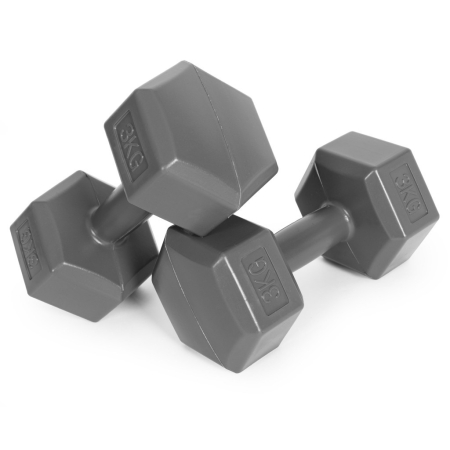 Homelux Hex barbell set 2x3 kg gri [3]