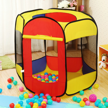 Homelux Hexagonal Pop Up Tent Ball Field cu 100 de bile [2]
