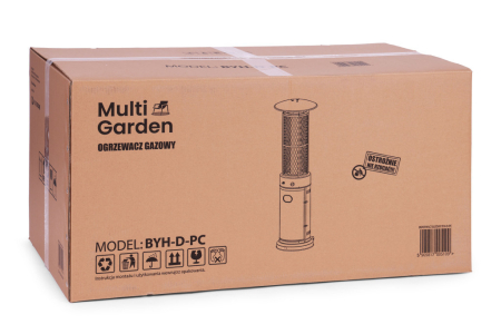 Homelux Încălzitor de terasă pe gaz cu capac de protecție 11 kW [7]