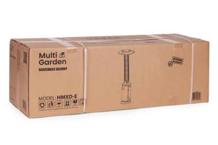 Homelux Încălzitor de terasă pe gaz cu capac de protecție 9 kW [8]