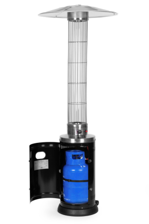 Homelux Încălzitor de terasă pe gaz cu capac de protecție 9 kW [4]