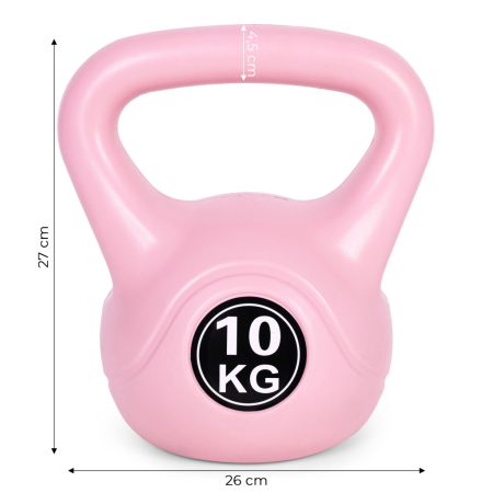 Homelux Kettlebell 10 kg roz [8]