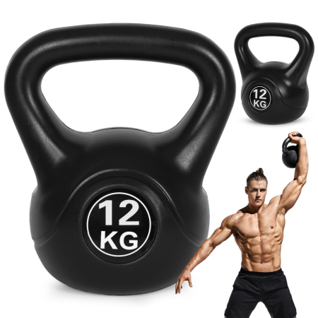 Produse temporar indisponibile - Homelux Kettlebell 12 kg negru