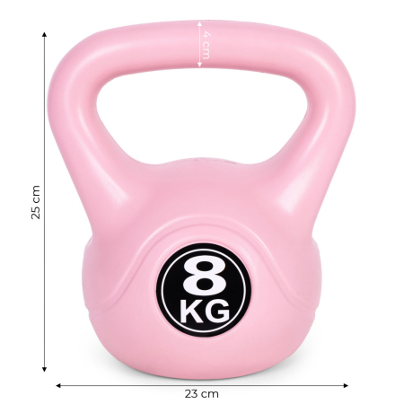 Homelux Kettlebell 8 kg roz [8]