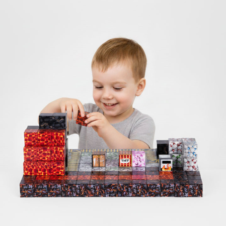 Homelux Lava World set de blocuri de construcție magnetice 160 piese [5]