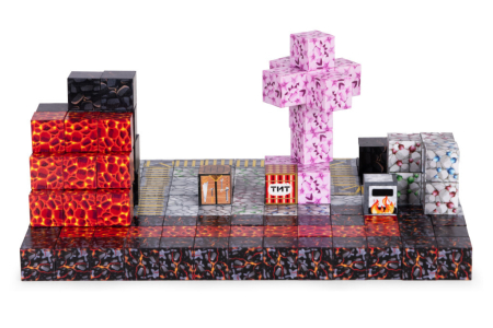 Homelux Lava World set de blocuri de construcție magnetice 160 piese [1]