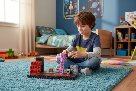 Homelux Lava World set de blocuri de construcție magnetice 160 piese [7]