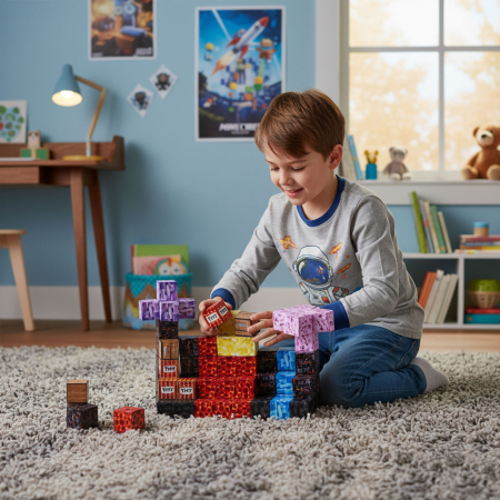 Homelux Lava World set de blocuri de construcție magnetice 86 piese [7]