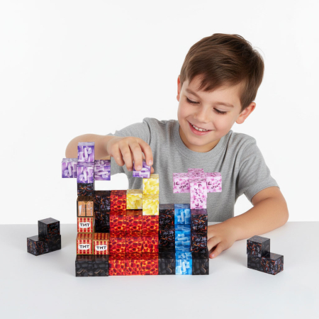 Homelux Lava World set de blocuri de construcție magnetice 86 piese [4]