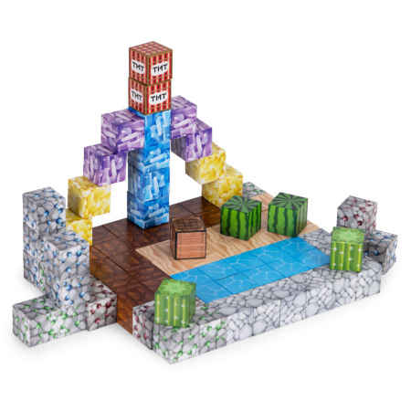 Homelux Lumea mineritului magnetic bloc de construcție set 88 piese [3]