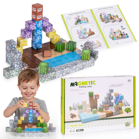 Produse temporar indisponibile - Homelux Lumea mineritului magnetic bloc de construcție set 88 piese
