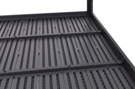 Homelux Masă de grădină cu 6 locuri 156x78 cm polywood gri [3]