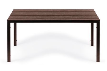 Homelux Masă de grădină cu 6 locuri 156x78 cm polywood maro [3]