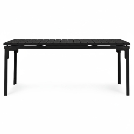 Homelux Masă de grădină extensibilă 180-240 cm pentru 12 persoane, negru [2]
