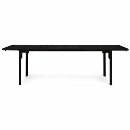 Homelux Masă de grădină extensibilă 180-240 cm pentru 12 persoane, negru [6]