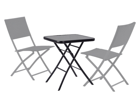 Homelux Masă de grădină pătrată pliabilă de 60 cm [4]